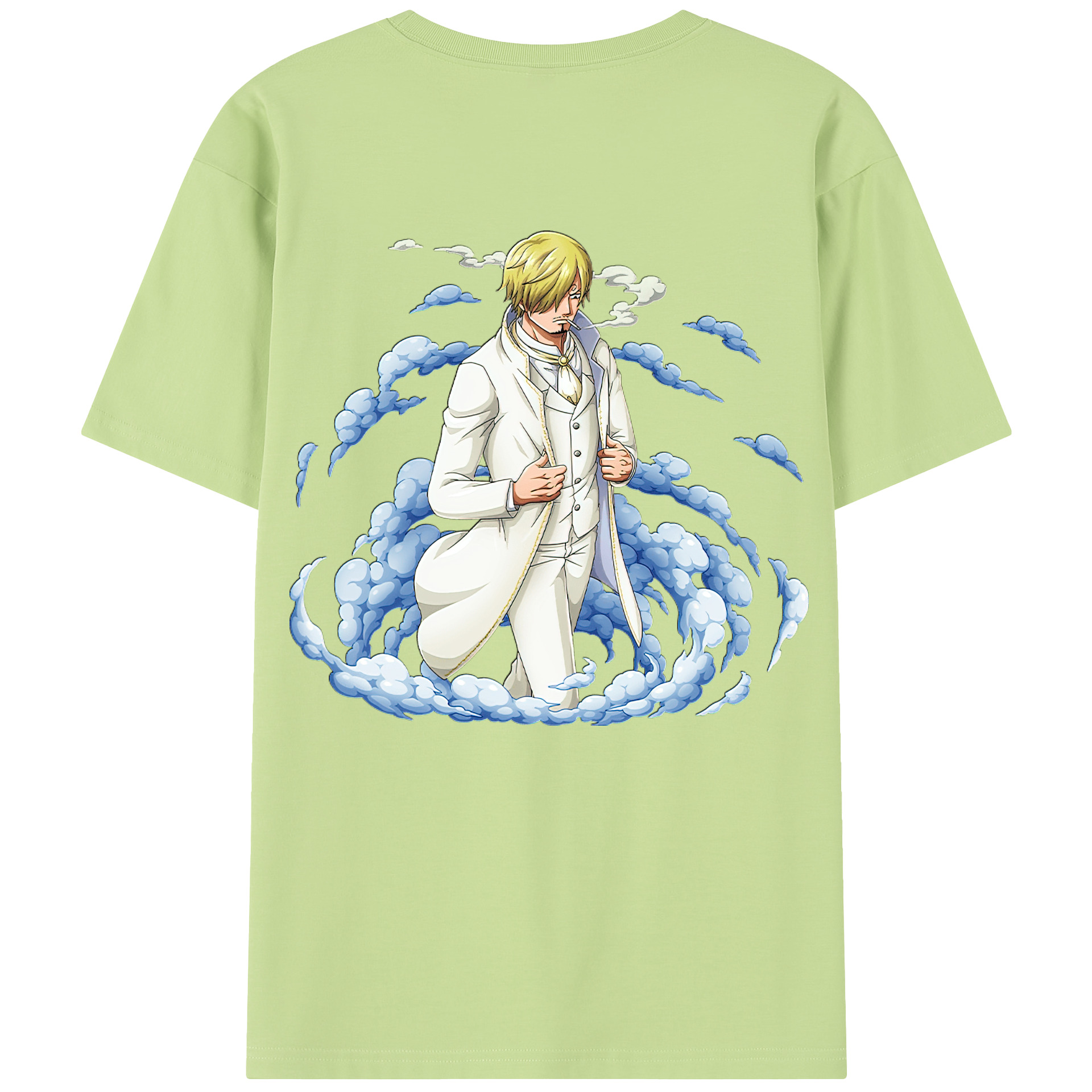 ワンピース サンジ ONE PIECE Sanji 綿100％半袖Tシャツ（背面プリント）